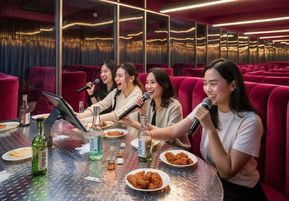 korean karaoke attracts visitors