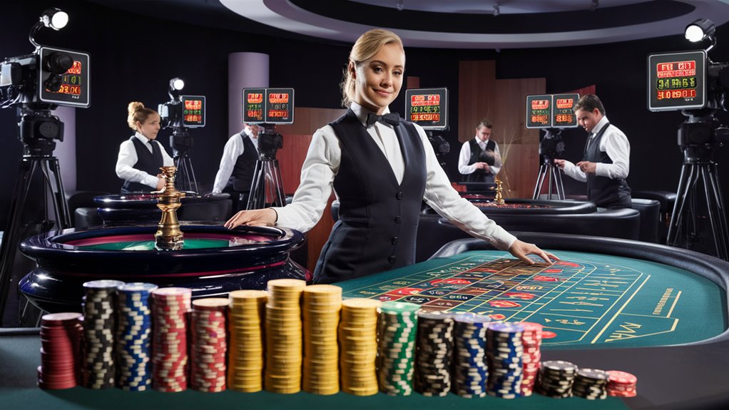 online casino human dealers
