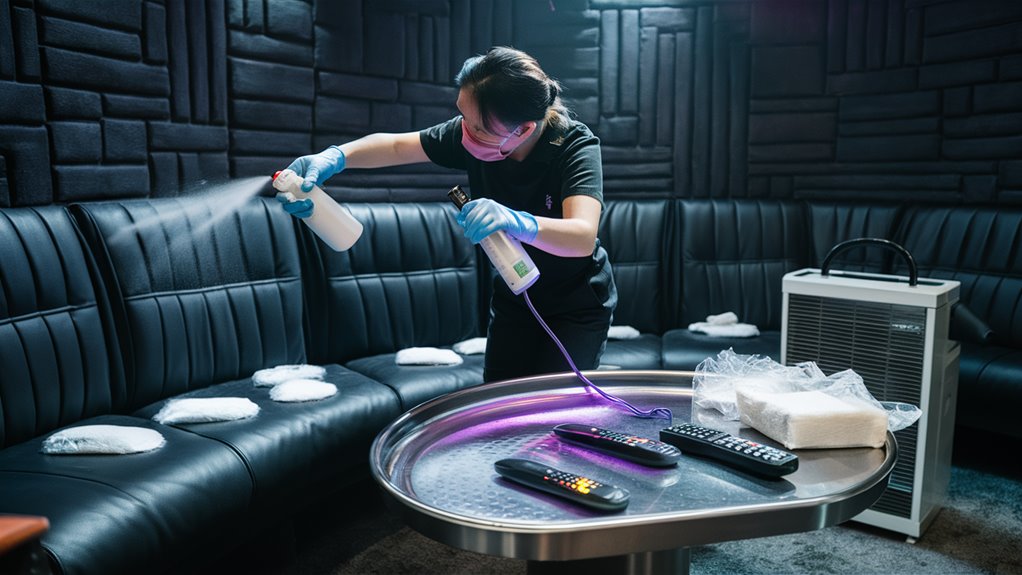 room cleaning after occupancy